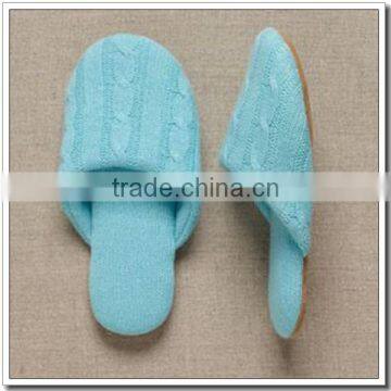 Knitting cashmere indoor slipper