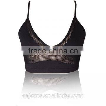 GZY 2015 Custom Spaghetti Strap Seamless Yoga Sports Women Sexy Nude Bra photo-3