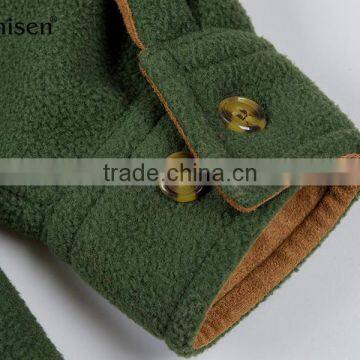 Wholesale OEM Cheap Good Quality Man School Uniform Fleece Shirt Jacket photo-5