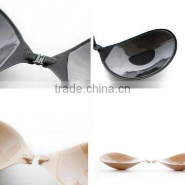 Hot Girls B Silicone Breast Leopard Print Bra photo-3