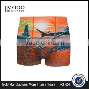 MGOO Factory Made Custom Printed Mens Underwear Cotton With Sublimation Boxer Brief For Men