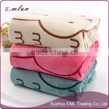 wholesale Printing bath towel adult absorbent towels beach towels