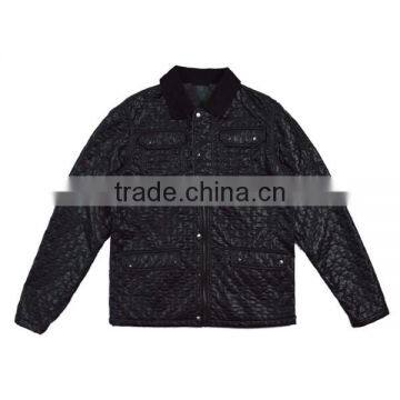 Chinese Style Black Men's Leather Jacket photo-2