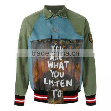 China Suppliers Casual Men's Bomber Jacket Fashion Men's Clothing Custom Man Jacket photo-2