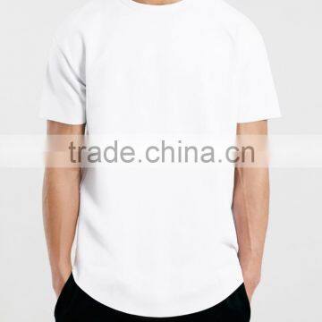 High Quality Cotton Rounded Hem t Shirt Wholesale photo-2