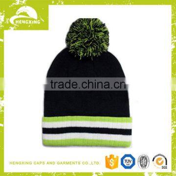 Plastic Pom Pom Baby Beanie With Pompom photo-3