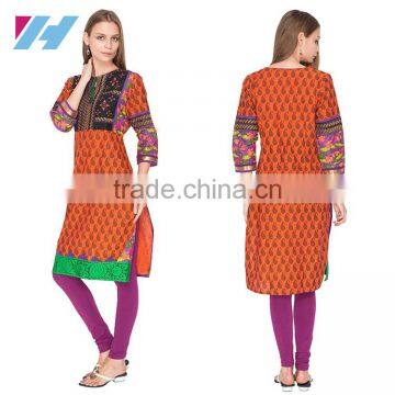 Indian Clothing Wholesale Ladies Long Cotton Kurta photo-2