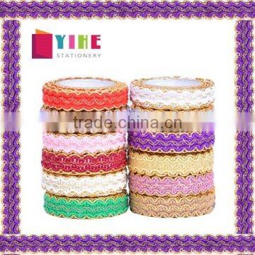 1.5cm*1m DIY fabric adhesive tape for office accessories