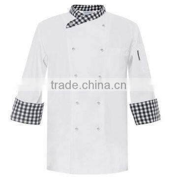 Double Breasted Chef Coat With Folded Cuff photo-3