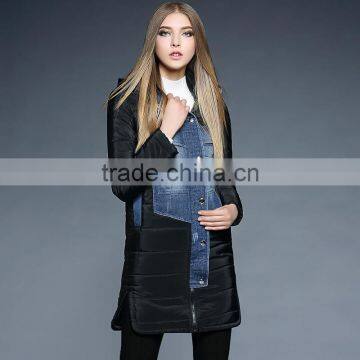 2016 Latest Winter Cotton Jacket Women Overcoat Ladies Long Coat Design photo-2