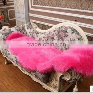 2017 hot sale cheap fashionable long hair pile faux fur rugs, faux sheepskin carpet rugs