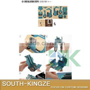 Blue Motorcyle Puzzle Kids Bedroom Toy as Novelty Children's Day Gift photo-6
