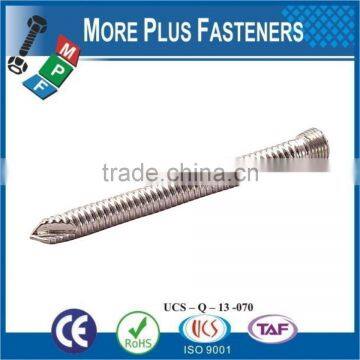 Made in Taiwan Titanium Locking Compression Temporary Threaded Special Self Tapping Screw