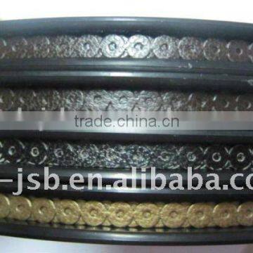 Leather sequin reel for embroidery machine CD disk packing roll