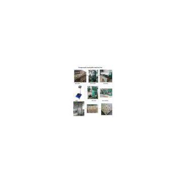 compressed wood pallet machine