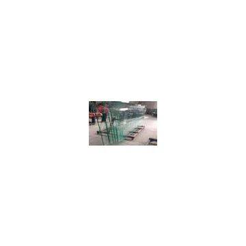 Architectural Flat / Curved Safety Tempered Glass Panels , 25mm