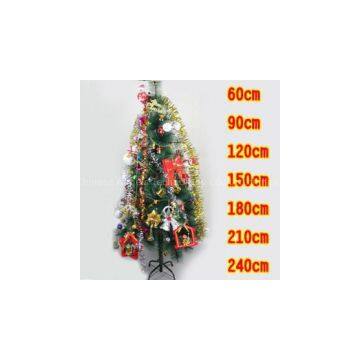 M103 180cm 200 tips high quality pine needle PET artificial Christmas Trees