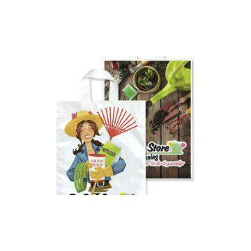 Custom Full Color 2 Sides Imprint 11W X 15H Soft Loop Handle Bags