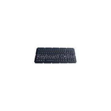 Top panel ruggedized Silicone Industrial Keyboard with numeric and FN keys