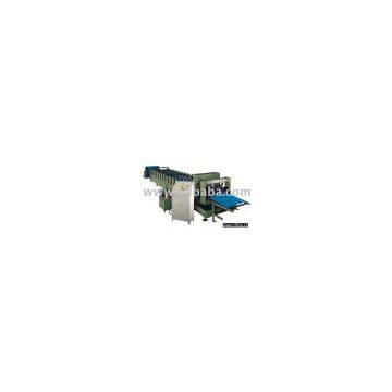 Roof tile forming machine
