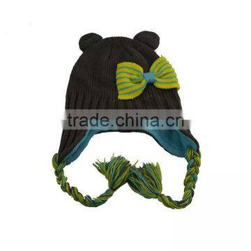 Wholesale Knitted Latest custom ski beanie hats with a ball