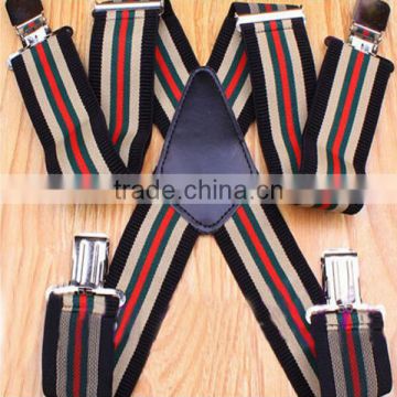 50mm Wide Mens Gentles Braces Plain Heavy Duty Durable Suspender Elastic