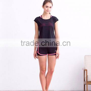 Wholesale Fitness Apparel Adult Short Sleeve Net Top photo-3