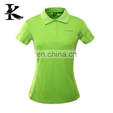 OEM circulating ventilation polo shirts outdoor short tee for women