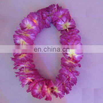 promotion hawaiian necklace purple flower