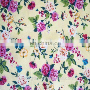 In-stock supplier printed 10S Rayon nylon spandex bengaline fabric for pants