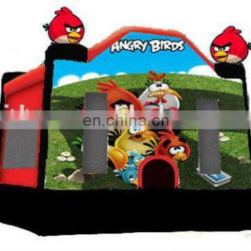 Theme printing inflatable bouncer with basketball hoop NB025