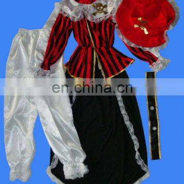 New Fancy halloween costume pirate costume helloween costume couple