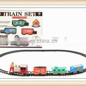 New product plastic railway toy train Electric rail car toy