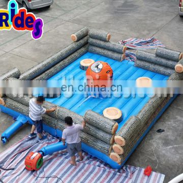 Hot Funny wooden Inflatable bull mat Pumpkin mechanical rides like kiddie rides