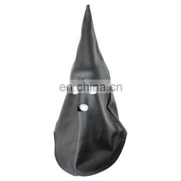 Bondage PU Leather Wizard Hat Full Head Mask Sexy Adult Novelty Product