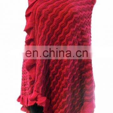 Brand New Cardigan Coat Knitwear Sweater Party Wear Top Style Dress Jacket Indian Handmade Ladies Casual Woolen Poncho T photo-4