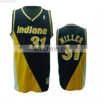 Basketball Jersey Black and Yellow