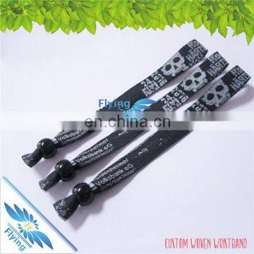 Funny Handmade Polyester Bracelets, Festival Woven Wristbands for Event Custom