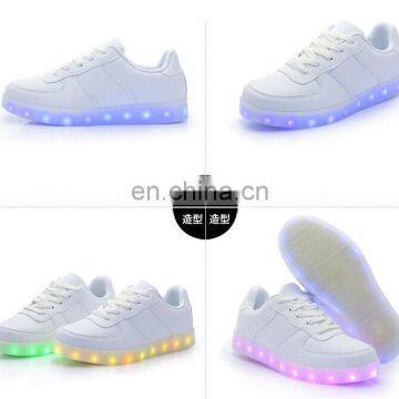 customize logo women men luminous led light shoes , adult led light up shoes