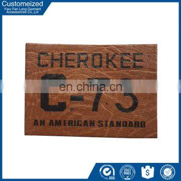 Wholesale Recyled Factory Price custom embossed leather patch