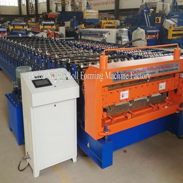 Two Heads Roll Forming Machine