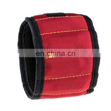 Customized China factory price magnetic wristband for tools like screw installation,Adjustable Wristband with Magnetic