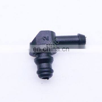 Return Oil Backflow L Type for Bosch 110 Series Diesel CR Part Fuel Injector Plastic 2 Two-way Joint Pipe 10pcs/bag E1024071 photo-3