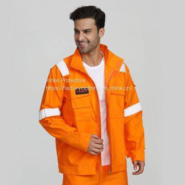 Supply Offshore Anti-Flame Reflective Safety Work Jacket