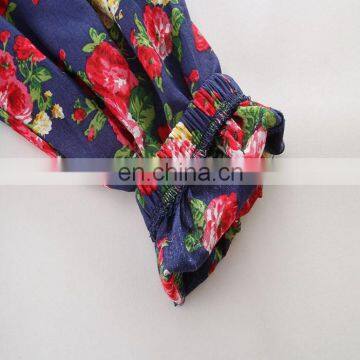 Soft Wear Summer Baby Girls Rompers Kids Floral 100% Cotton Bodysuits photo-4