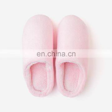 Womens Unisex Coral Fleece Slide On Couple Home House Slipper With Memory Foam