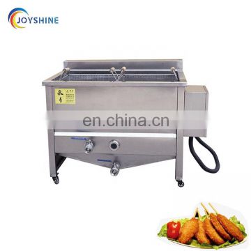 Double tanks industrial fryers for food products gas