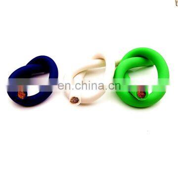 Aisen Car Audio Cable 1/0 Gauge 50 Ft Feet Power Wire Ground Cable Twisted Audio Blue photo-6