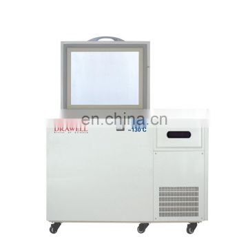 -130 Degree Horizontal Chest Freezer Ultra Low Temperature Refrigerator