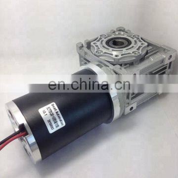 80ZYT01 DC MOTOR 24v 3200rpm, 200w + WORM GEARBOX 1:100 photo-3
